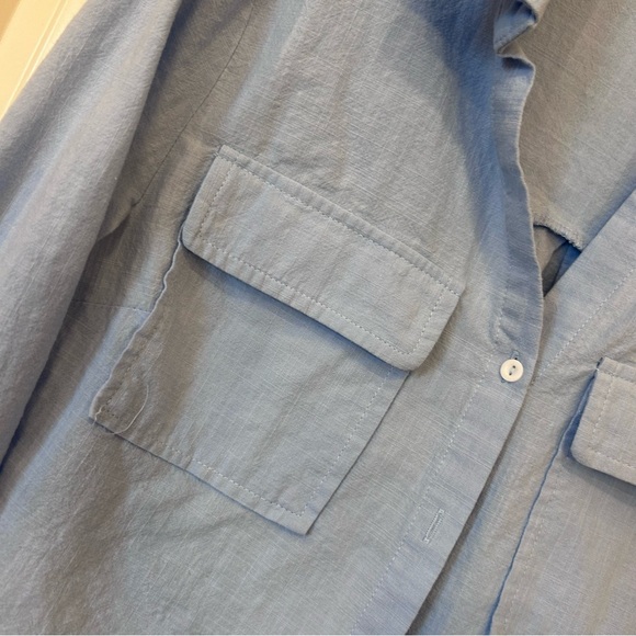 Light Blue Button-Up Shirt - Picture 3 of 4